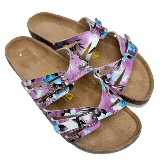 Birkenstock Florida Birko-Flor Sandals – Women’s Size 40 – New – Pink/Purple - Picture 3 of 10